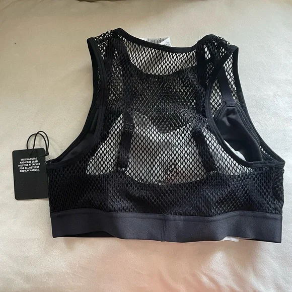 Savage X Fenty By Rihanna Pin Up Low-Impact Sports Bra - Black NWT - Picture 9 of 12